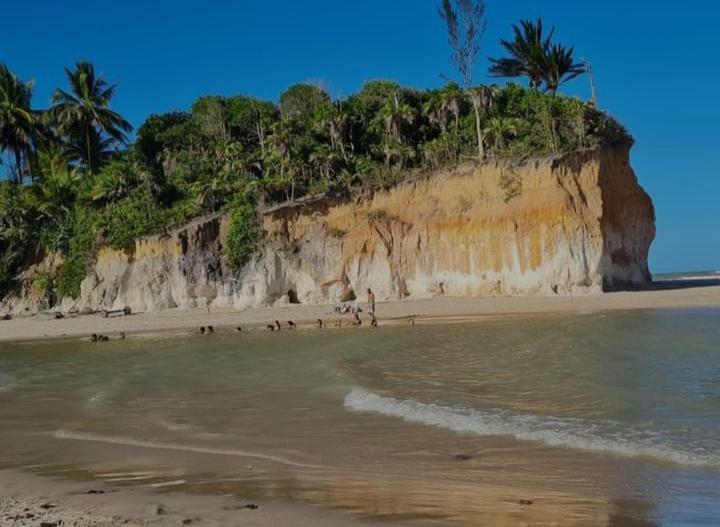 Casa Na Praia Com Piscina Costa Dourada Extérieur photo