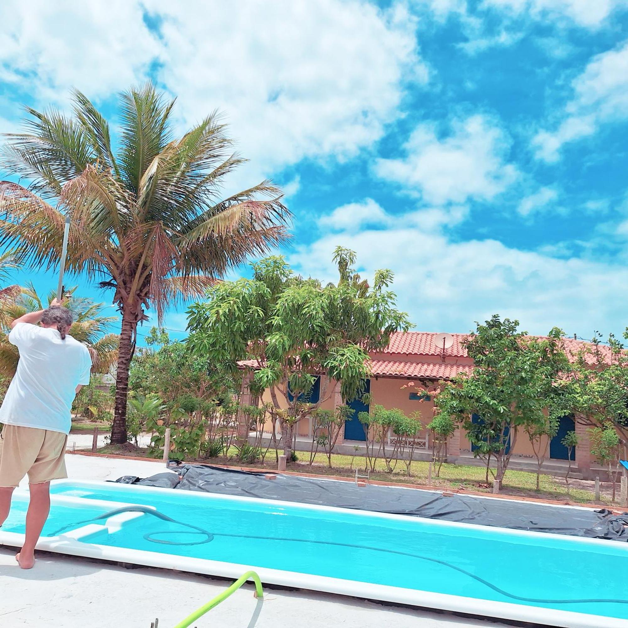 Casa Na Praia Com Piscina Costa Dourada Extérieur photo
